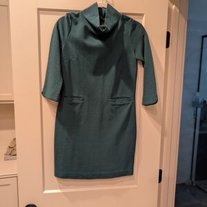 Boden Dark Green Long Sleeve Dress
